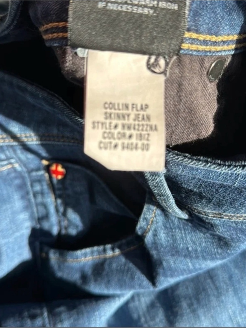 Hudson Jeans Collin Flap Pocket Skinny Ibiza Wash - Size 30 - Picture 4 of 4